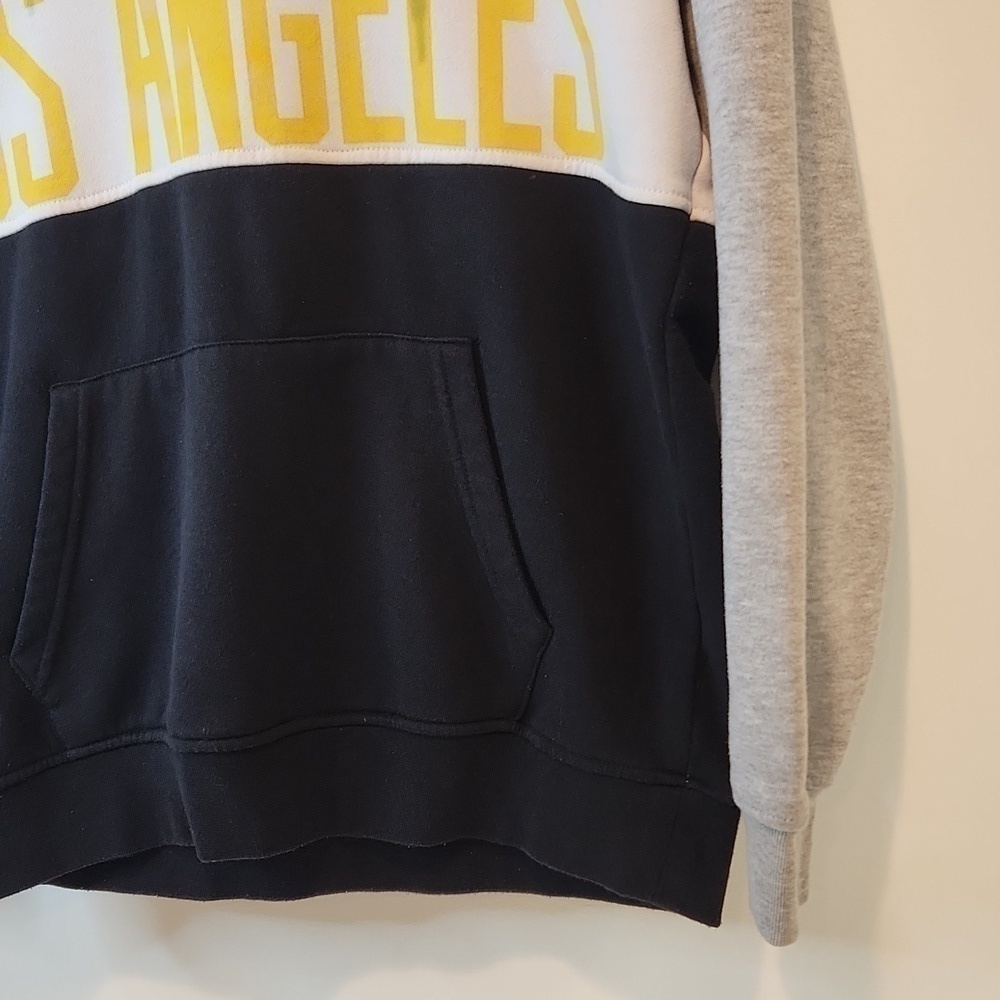 Official NBA Los Angeles Lakers Colorblock 1/4 Hoodie Pullover Men's Sz S NICE! - Picture 8 of 14